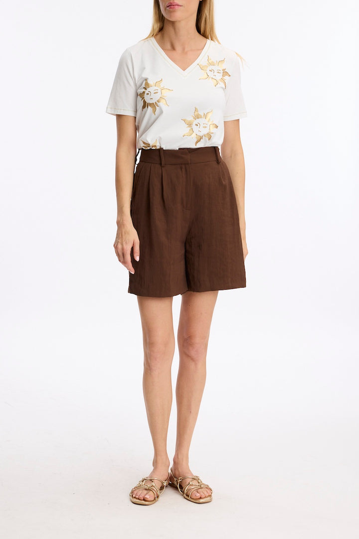 Le t-shirt motifs de soleil Leo Ugo | TEJ984