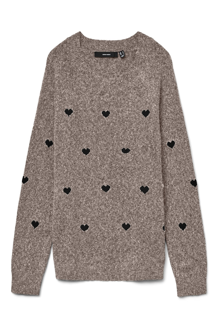 Le chandail à cœurs Vero Moda | 10330790