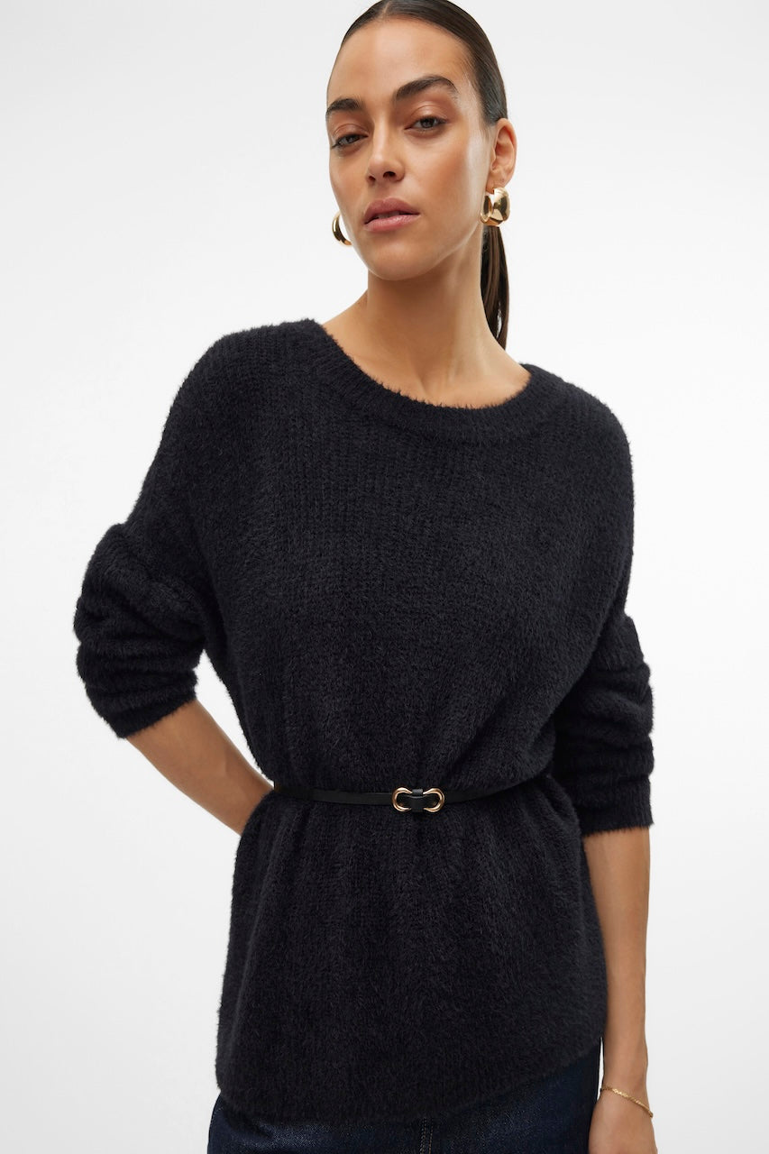 Le chandail texturé à encolure ronde Vero Moda | 10310876