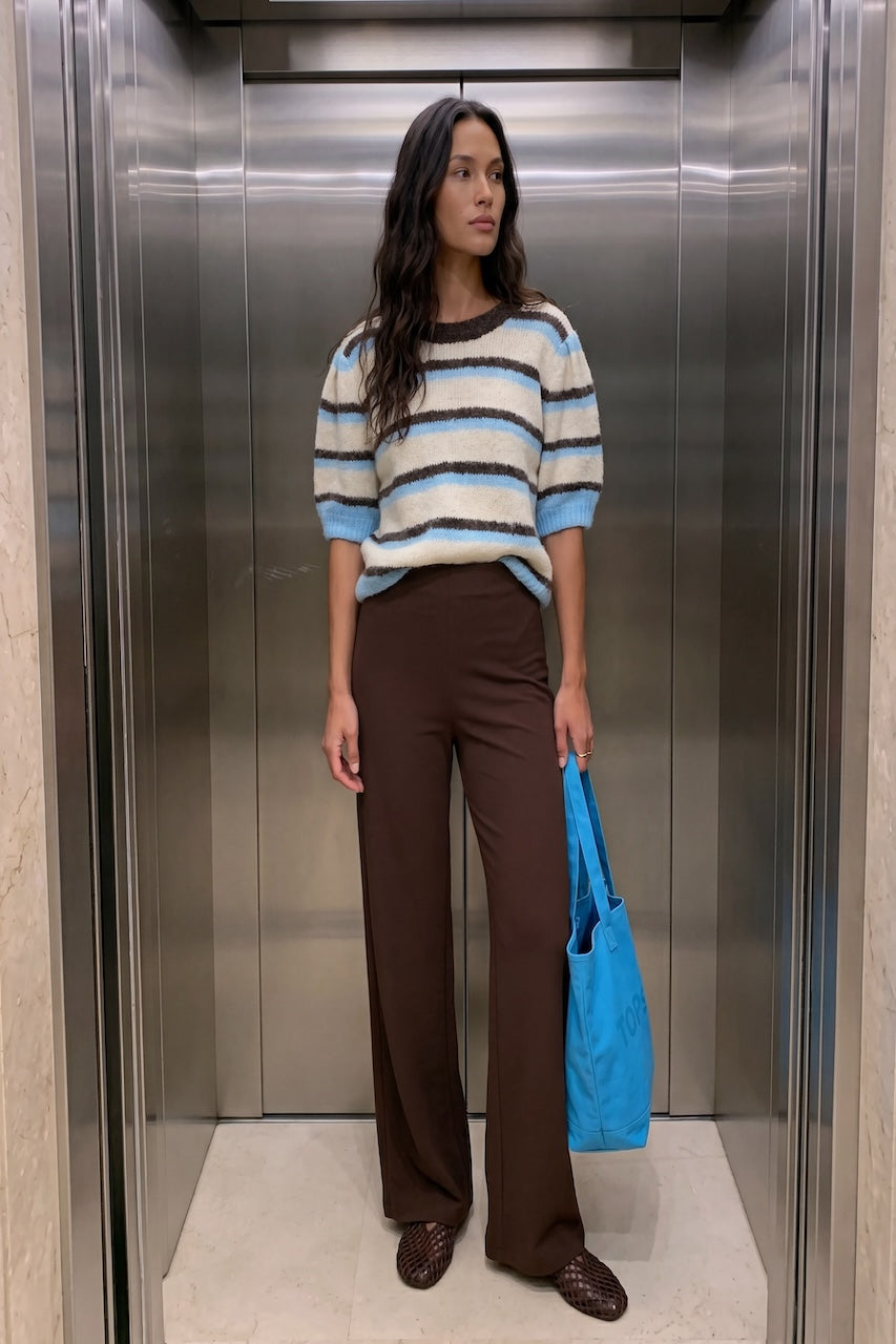 Le pantalon à jambe large Vero Moda | 10318454-32
