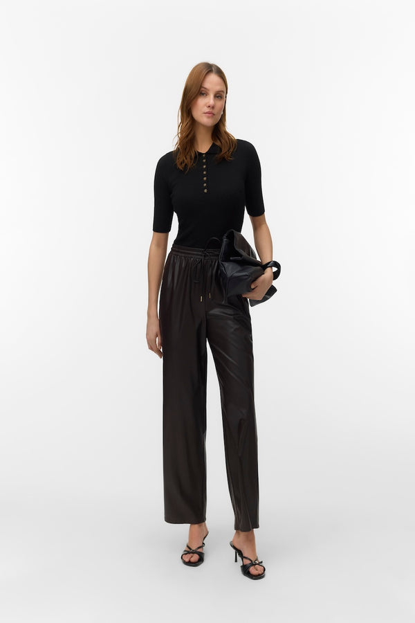 Le pantalon effet cuir Vero Moda | 10352474
