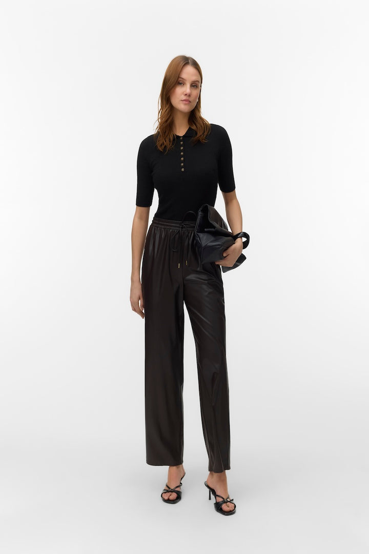 Le pantalon effet cuir Vero Moda | 10352474