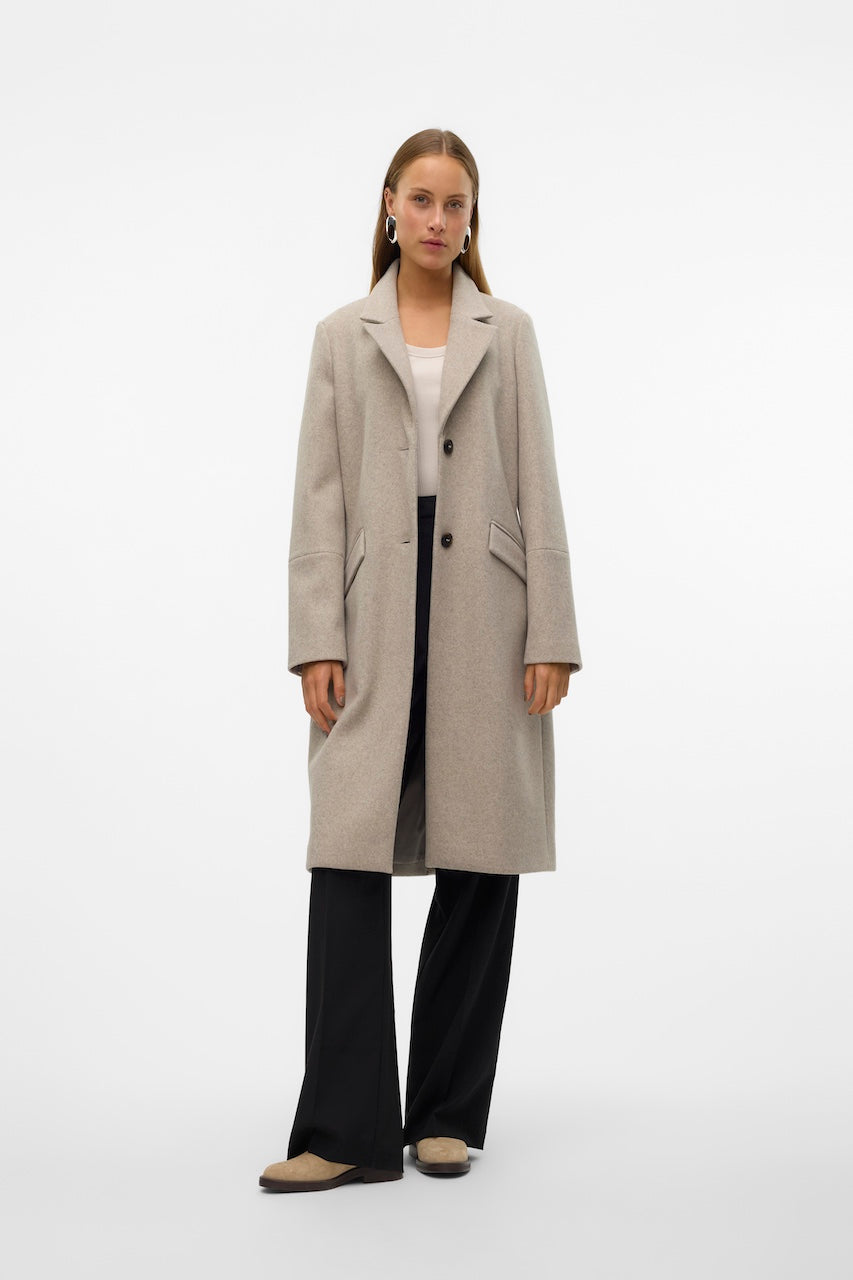Le manteau long à col à revers Vero Moda | 10320531