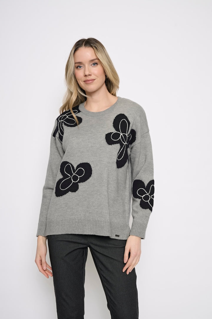 Le chandail à motif floral Picadilly | YE756