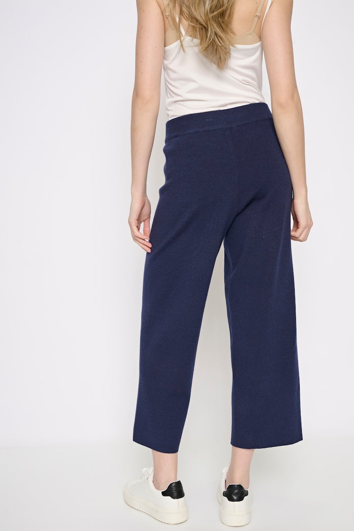 Le pantalon en tricot à jambe large Picadilly | YE977