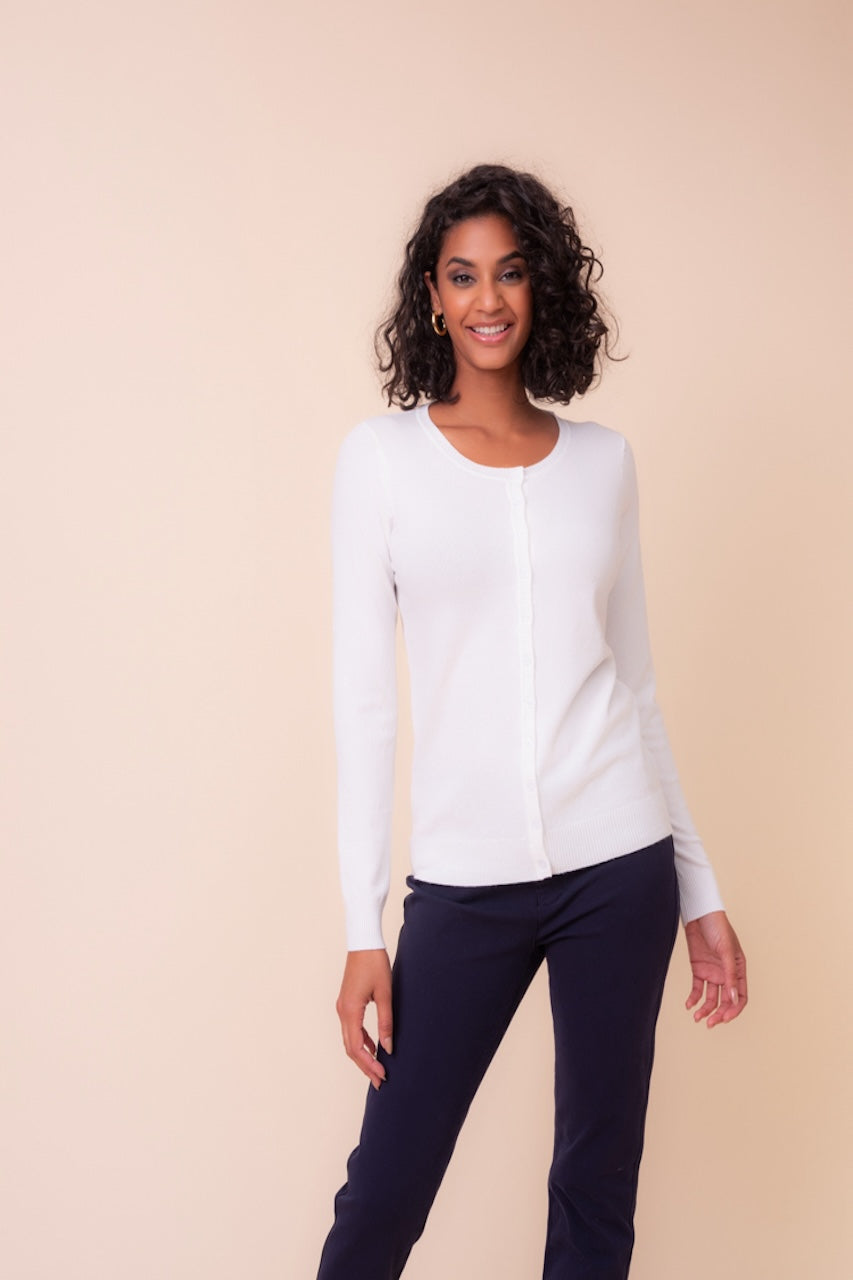 Le cardigan boutonné Alison Sheri | YRE701