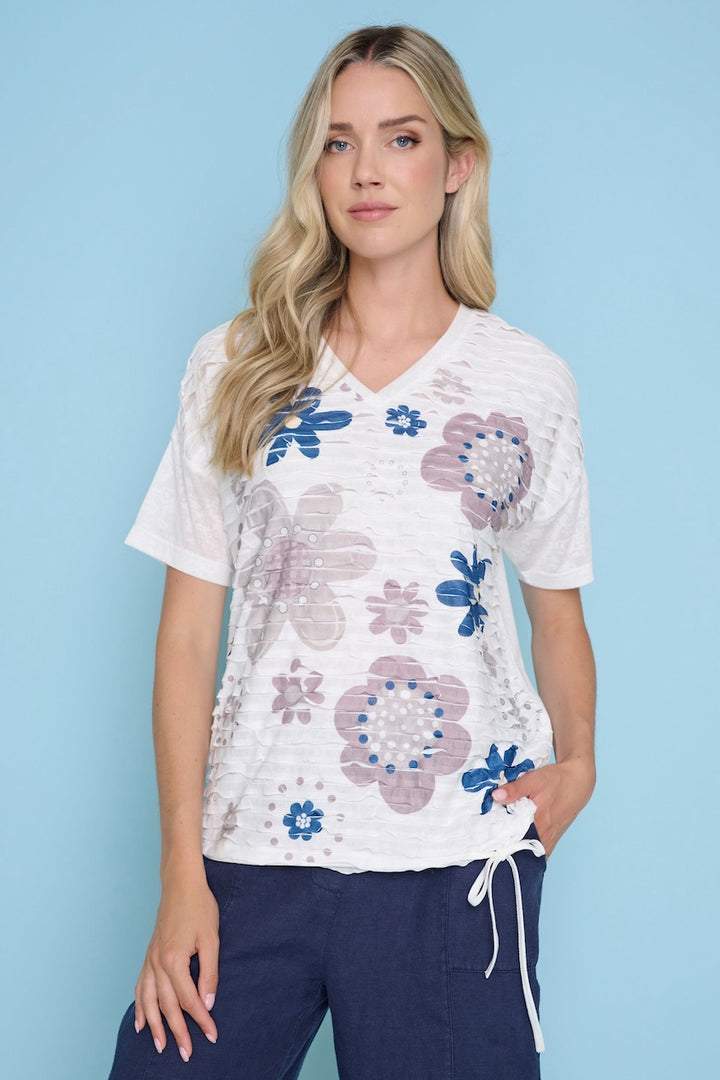 Le t-shirt imprimé floral Picadilly | ZC283IB