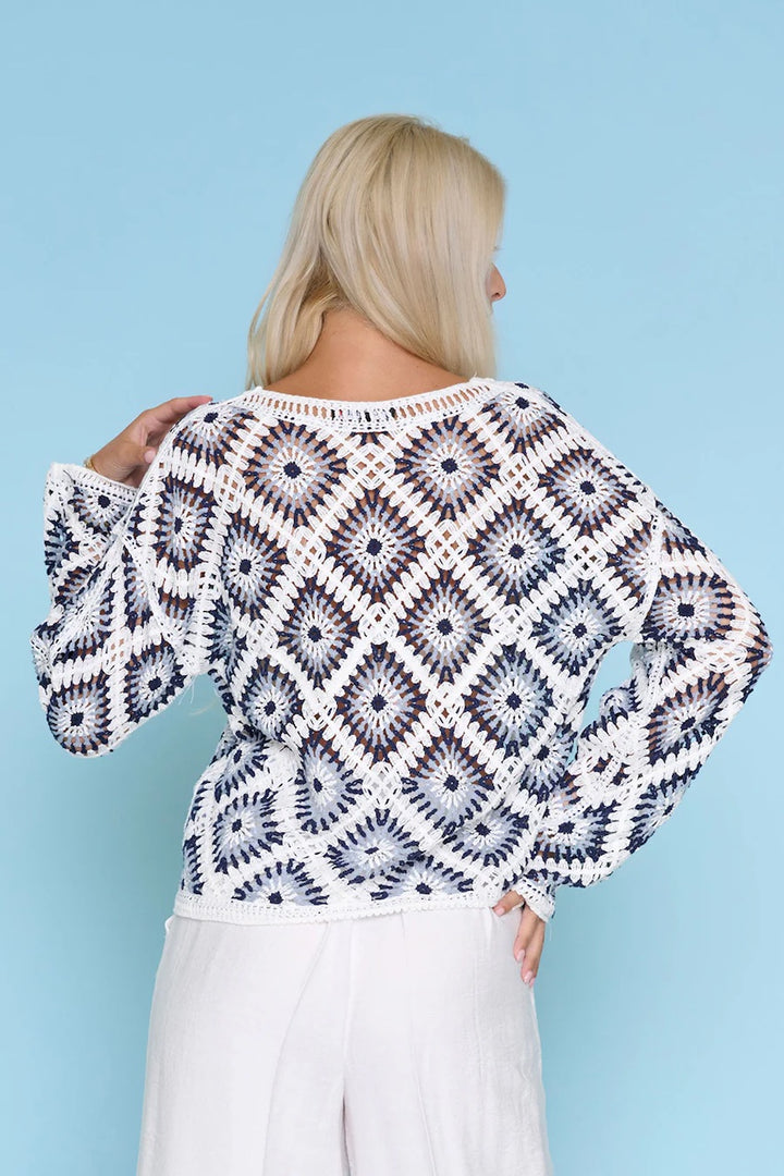 Le chandail en crochet Picadilly | ZE156