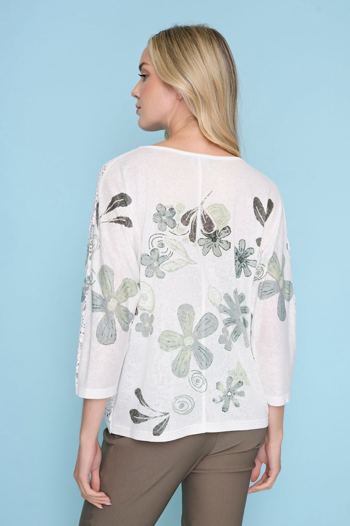 Le chandail dentelle florale Picadilly | ZN107RN