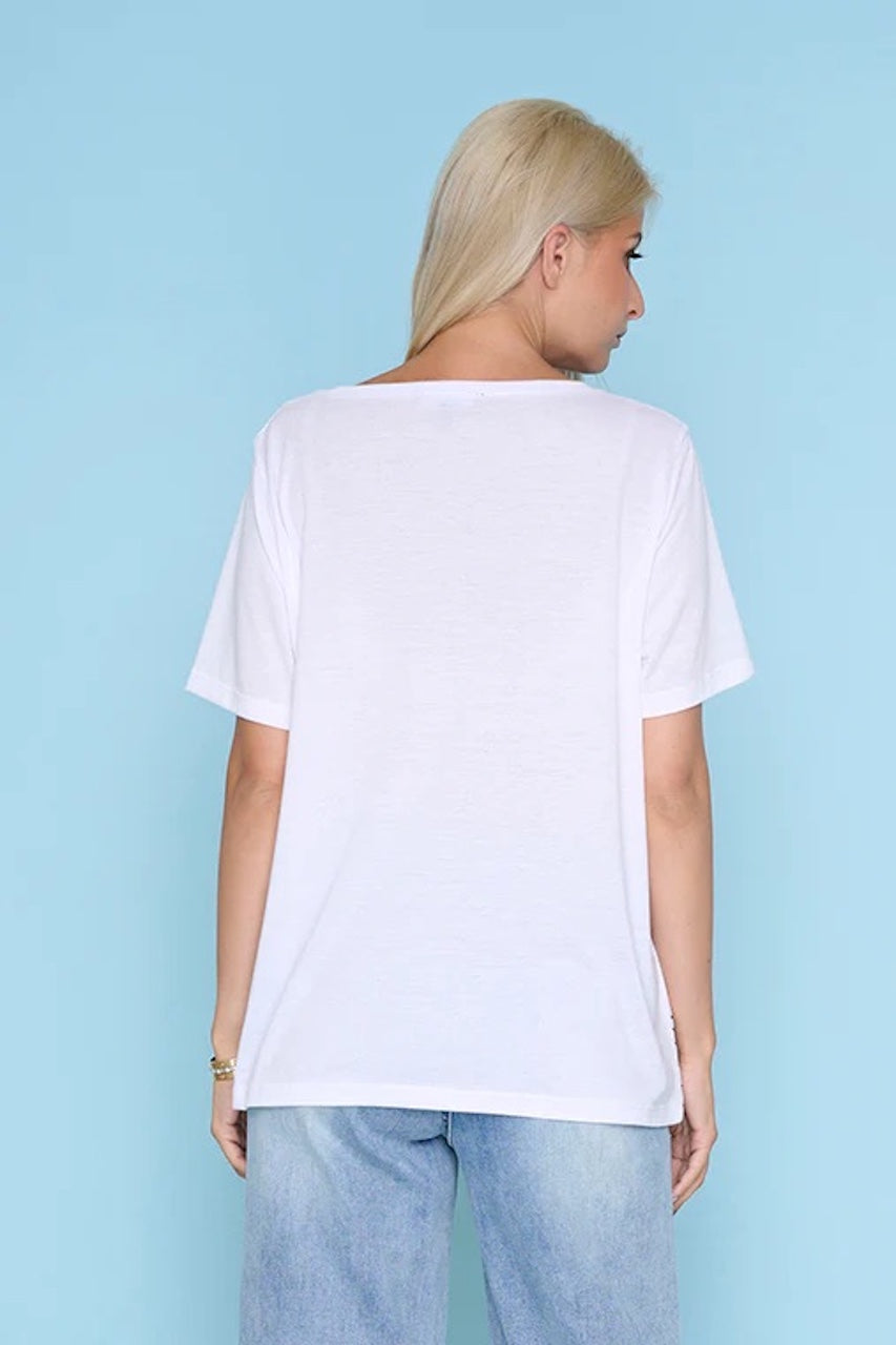 Le t-shirt imprimé en mousseline Picadilly | ZS122AF
