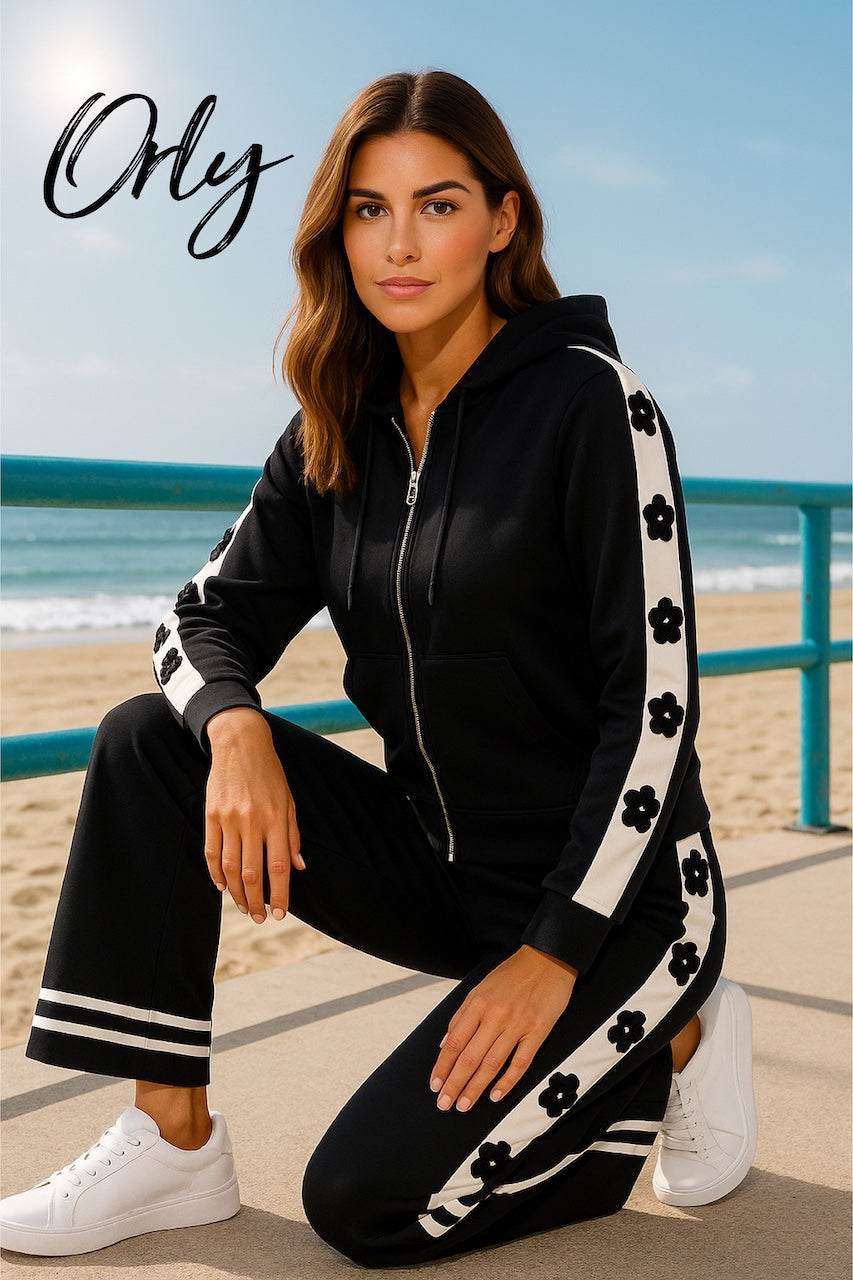 Le pantalon bandes latérales Orly | 261335