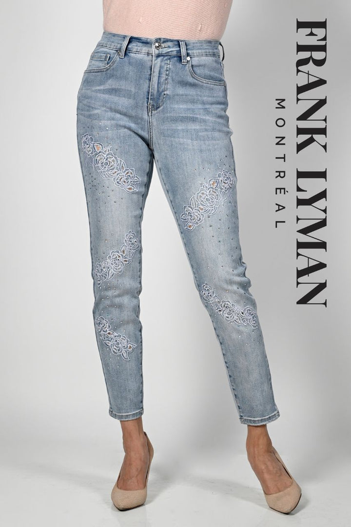 Le jeans avec dentelle Lyman